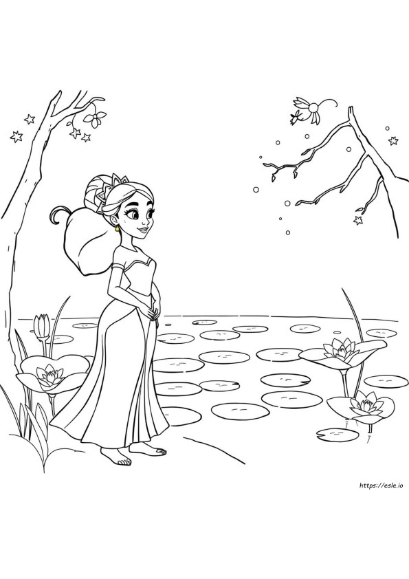 Tiana Colouring