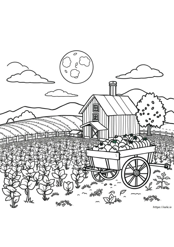 Harvest Moon Coloring Pages
