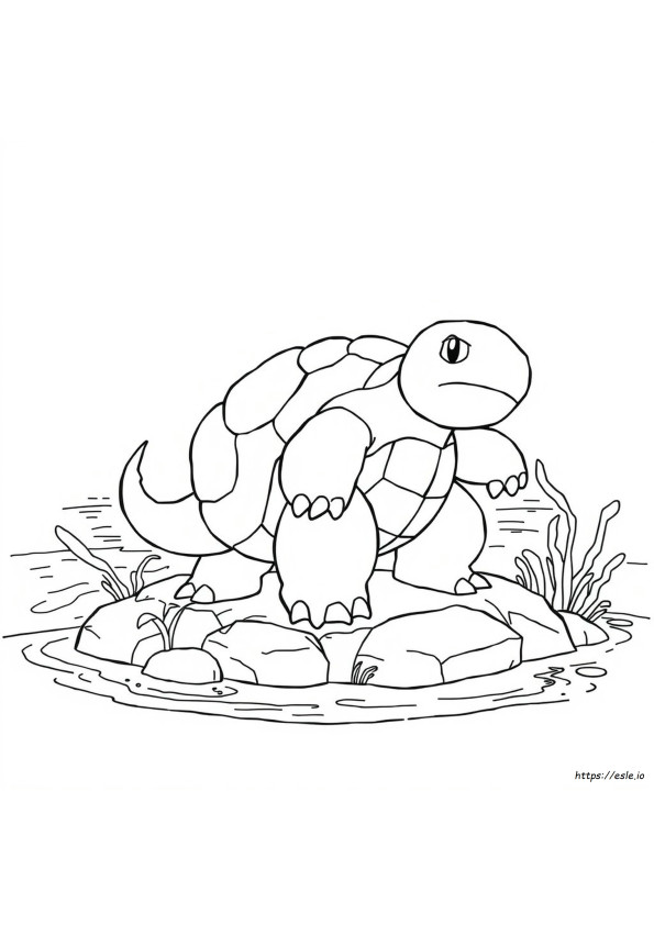 Pokemon Színező Blastoise