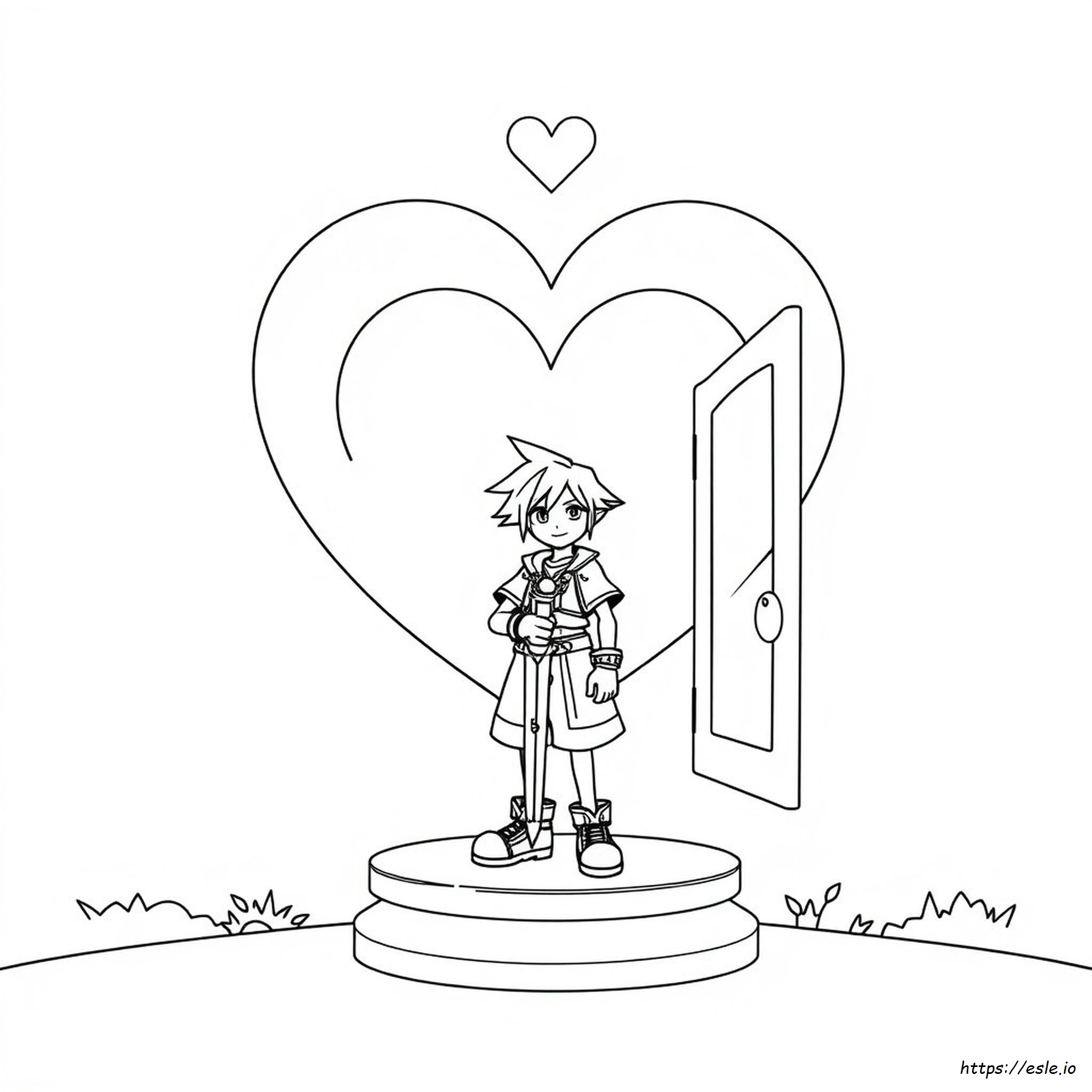 Kingdom Hearts Coloring Pages