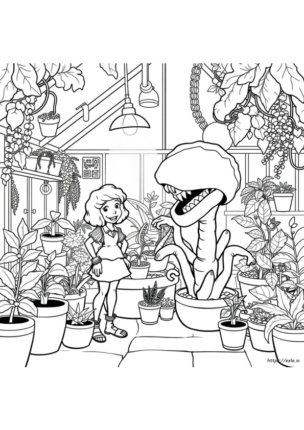 Little Shop Of Horrors Coloring Pages