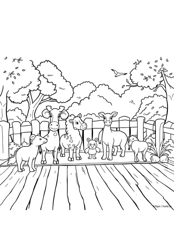 Coloriages Animaux Du Zoo Pdf