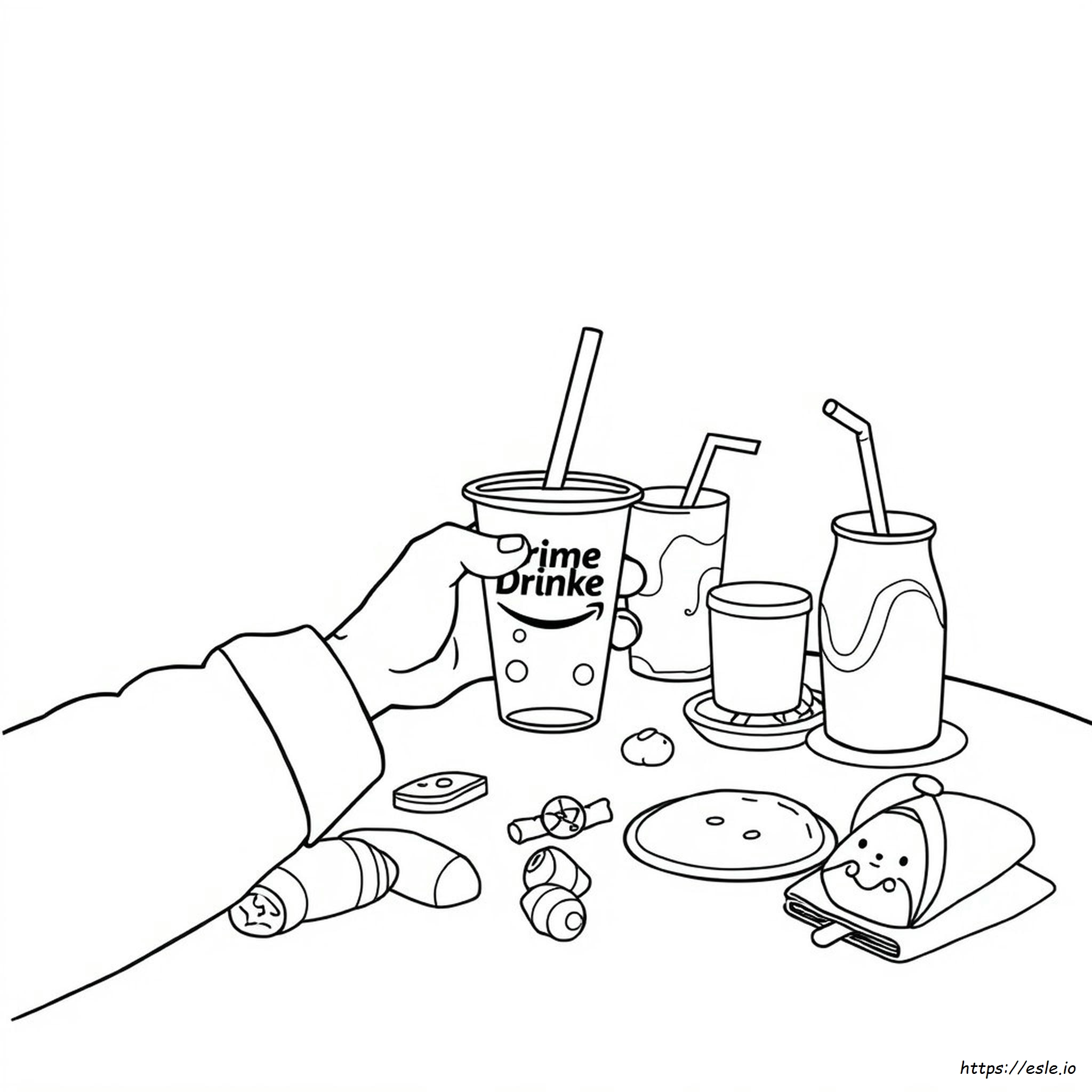 Prime Drink Coloring Pages Printable