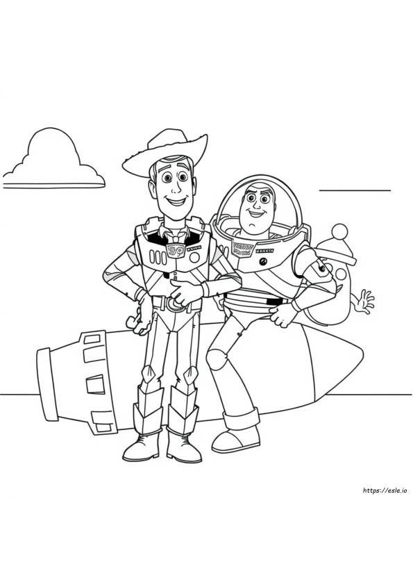 Toy Story 3 Figuren Ausmalbilder