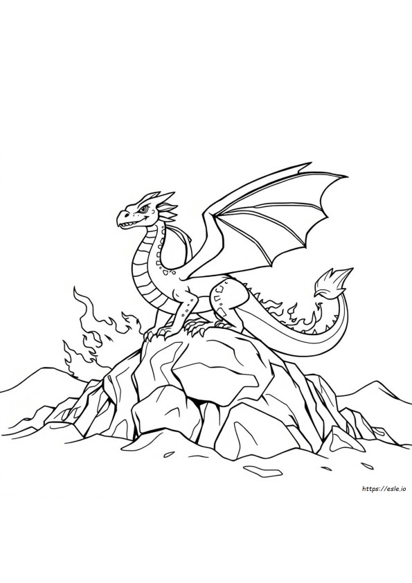 Cool Dragon Coloring Pages