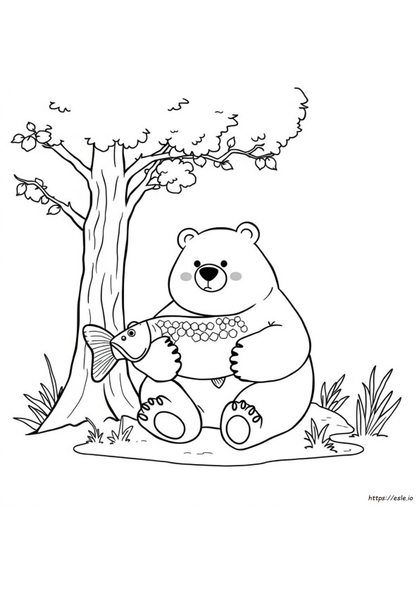 Coloriage Ours Gros