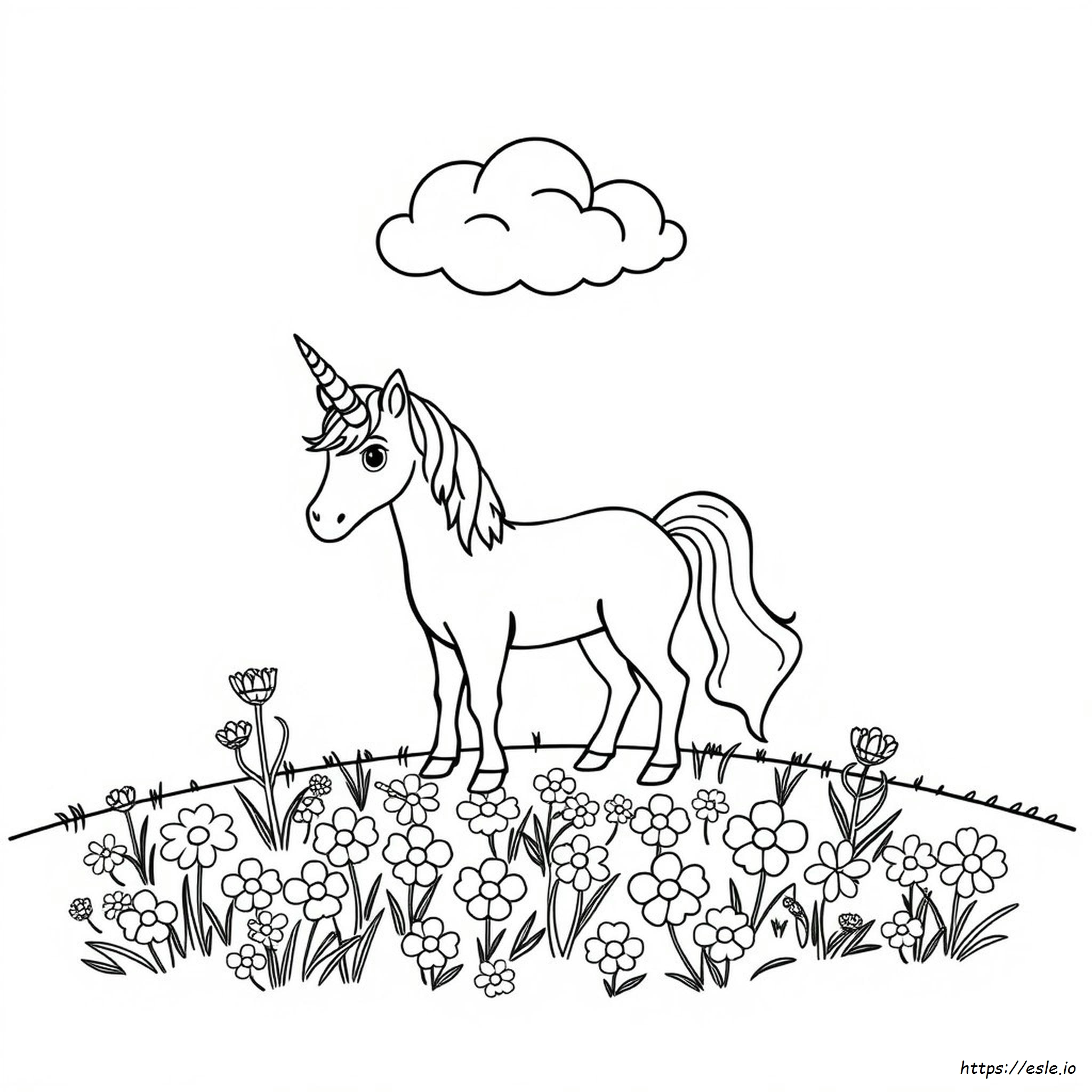 Lembar Mewarnai Unicorn Lol