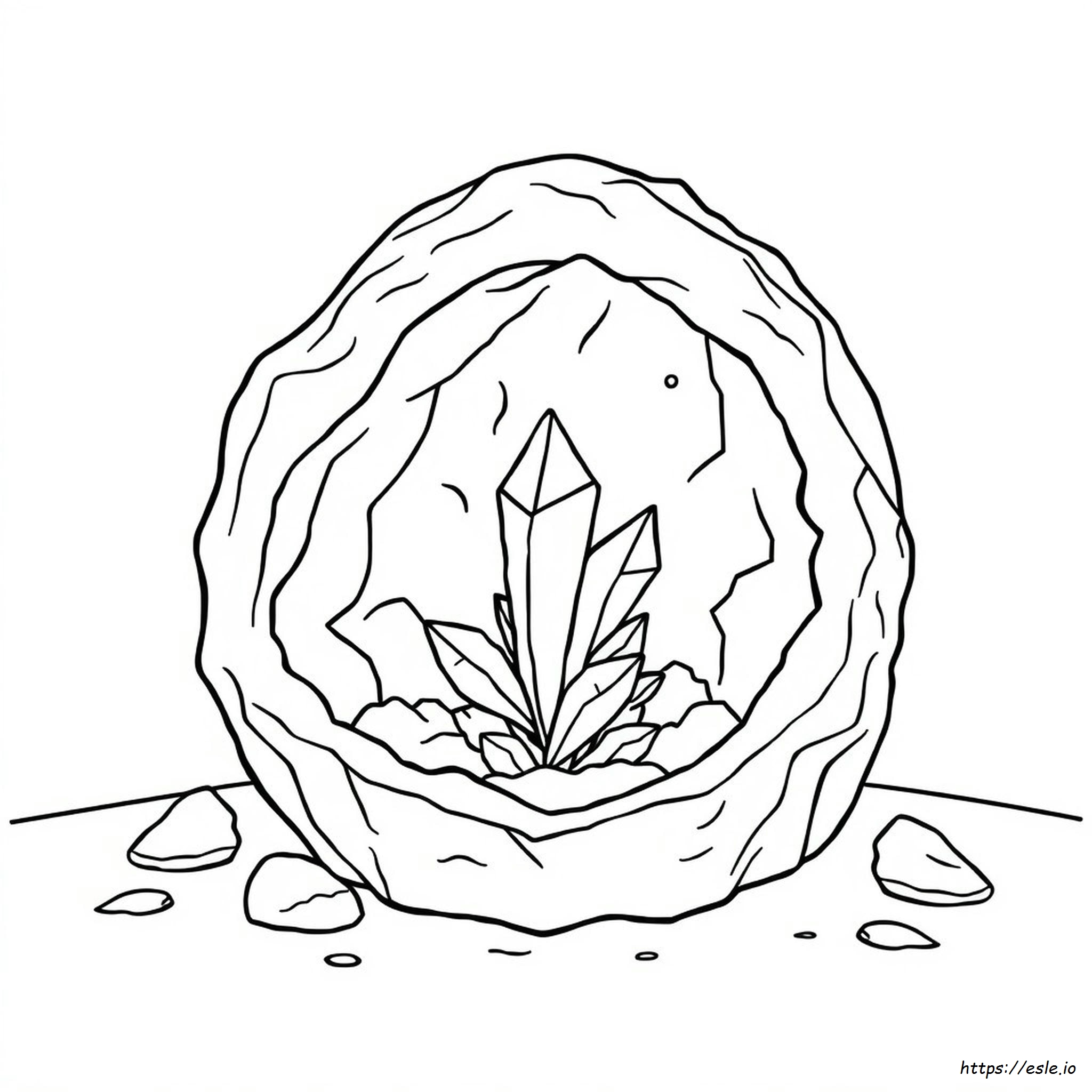 Crystal Coloring Pictures