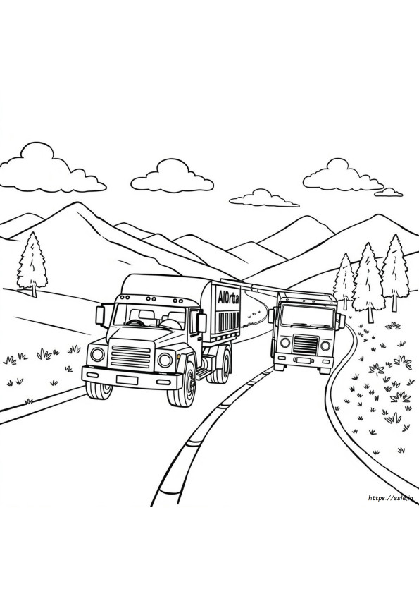 Car Truck Coloring Pages