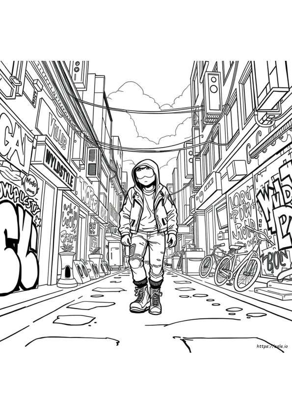 Wyldstyle Coloring Pages