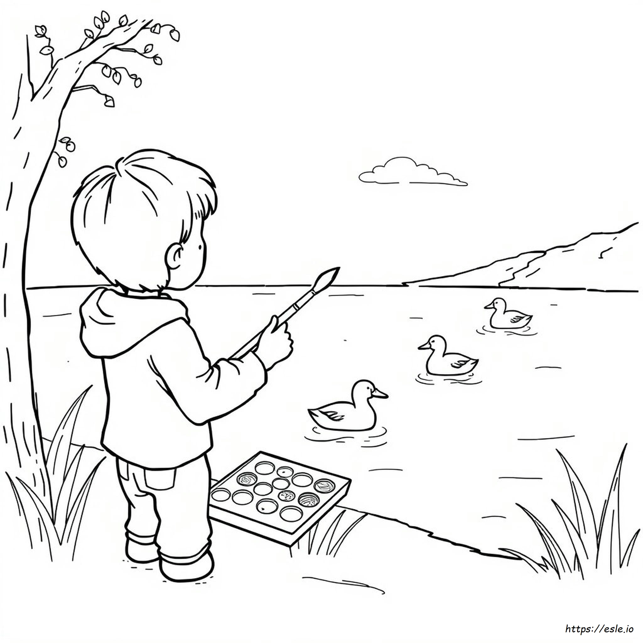Water Coloring Pictures
