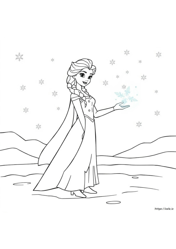 Elsa Coloring Pictures To Print
