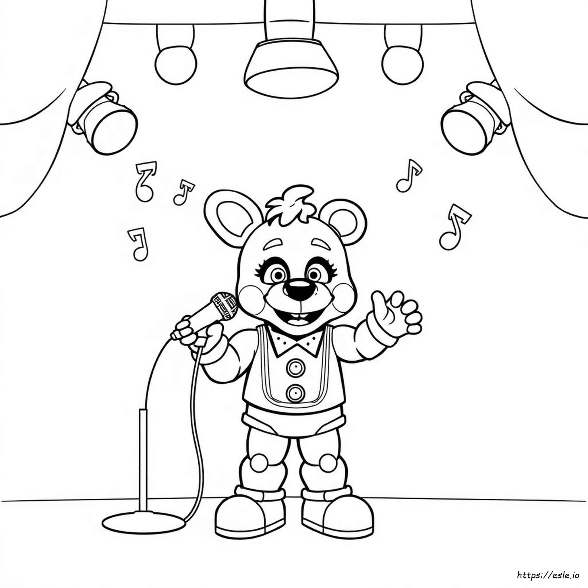 Rockstar Freddy Boyama Sayfaları
