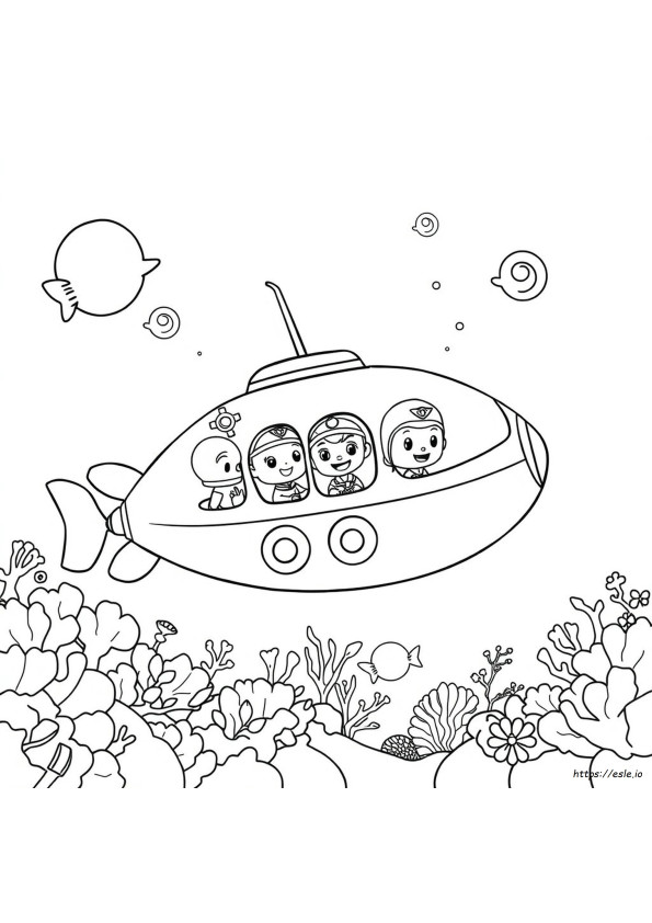 Tweak Octonauts Coloring Page