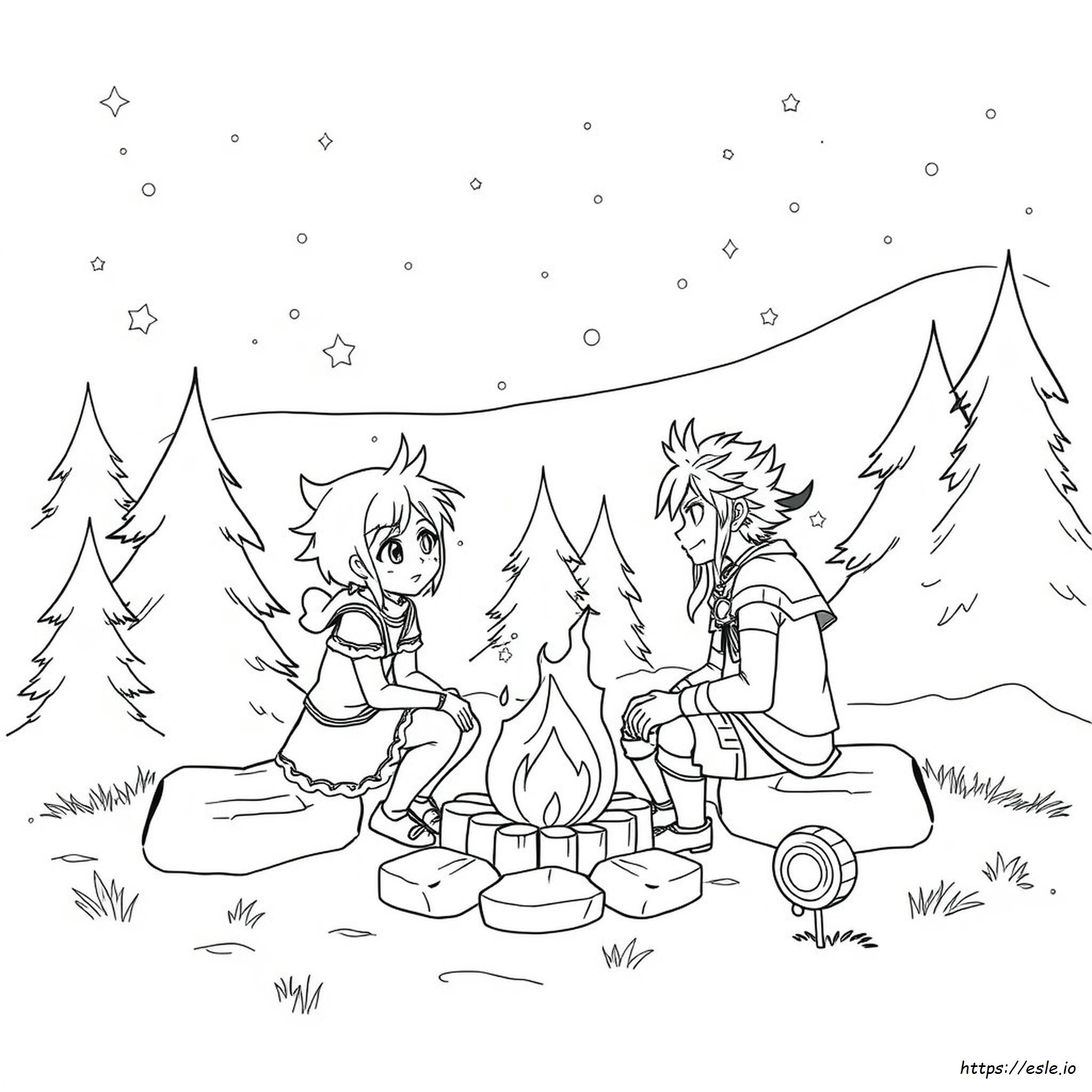 Fairy Tail Natsu And Lucy Coloring Pages