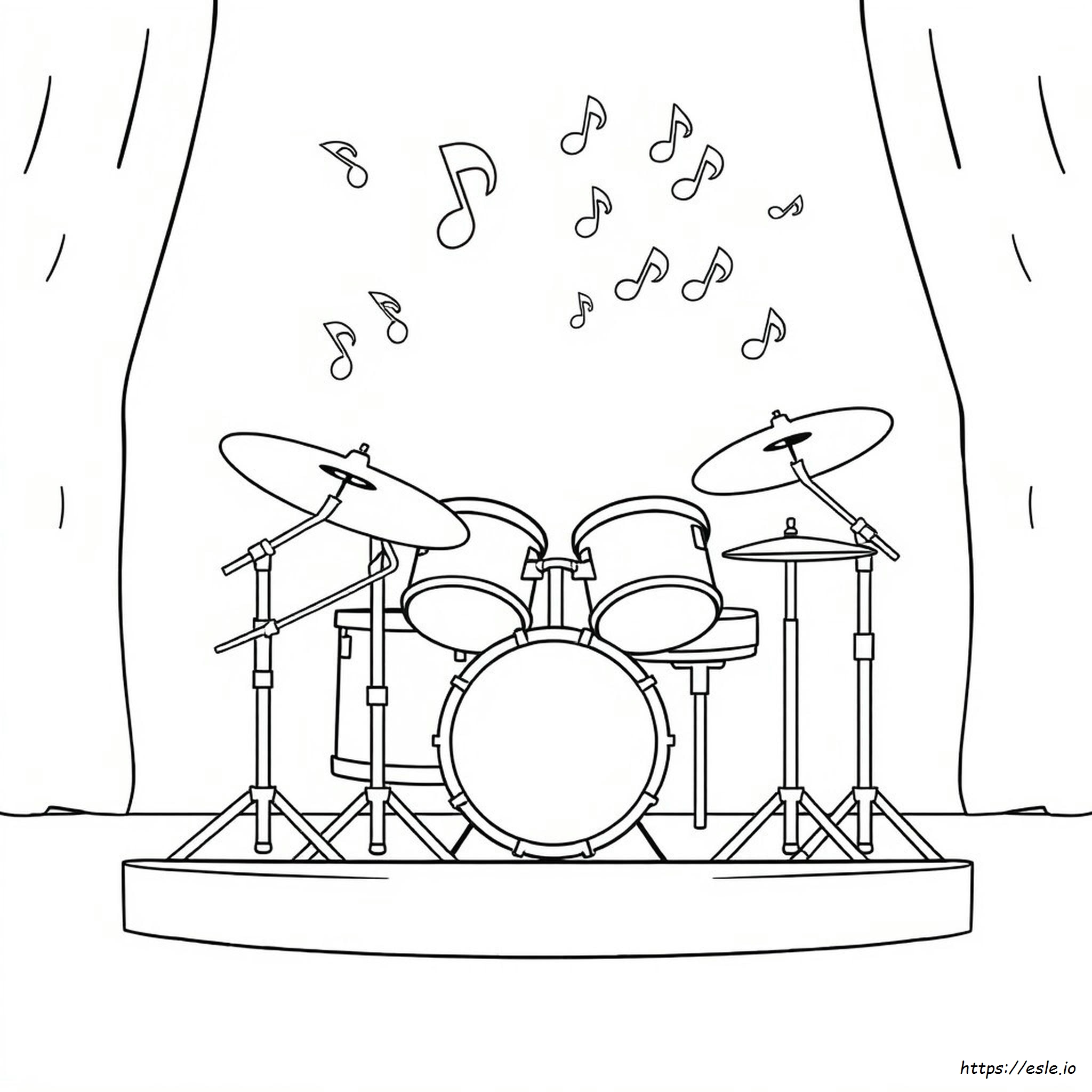 Drum Coloring Pictures
