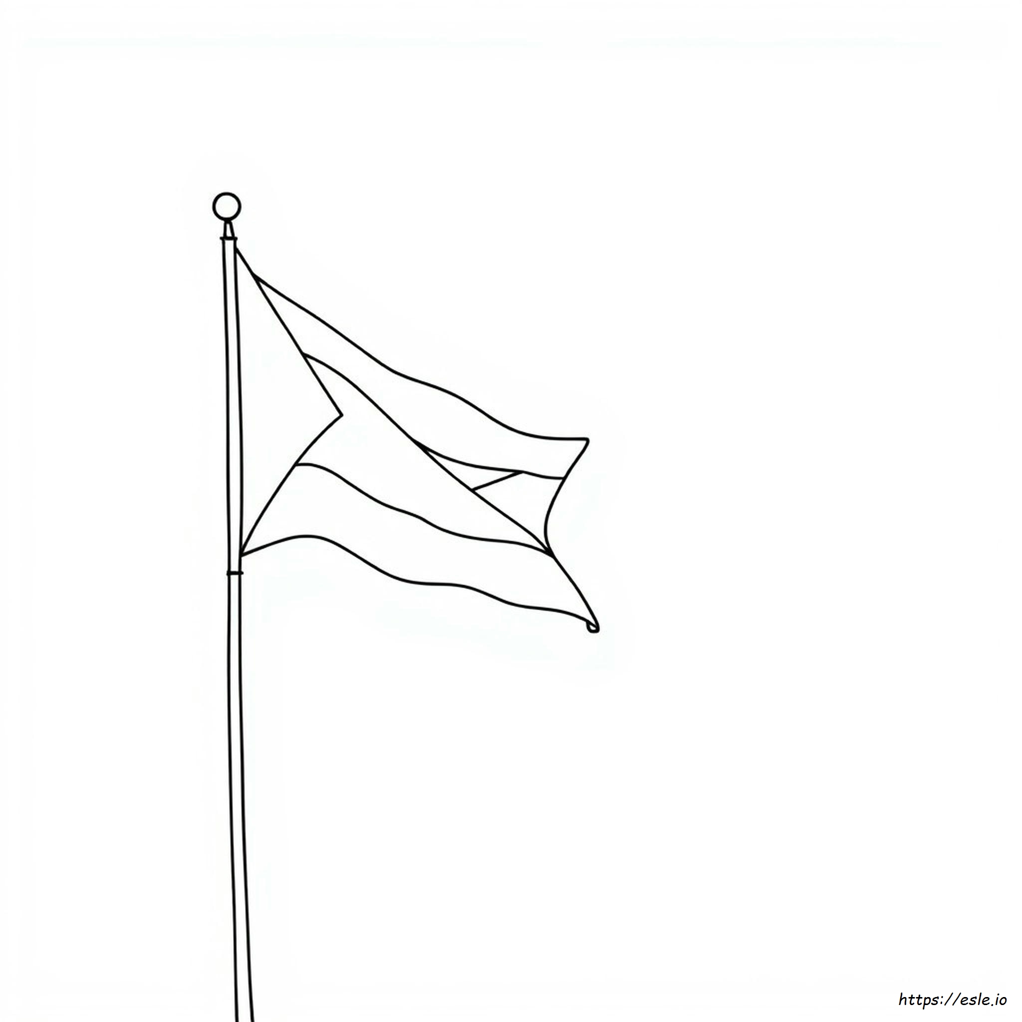 Bandera De Palestina Para Colorear