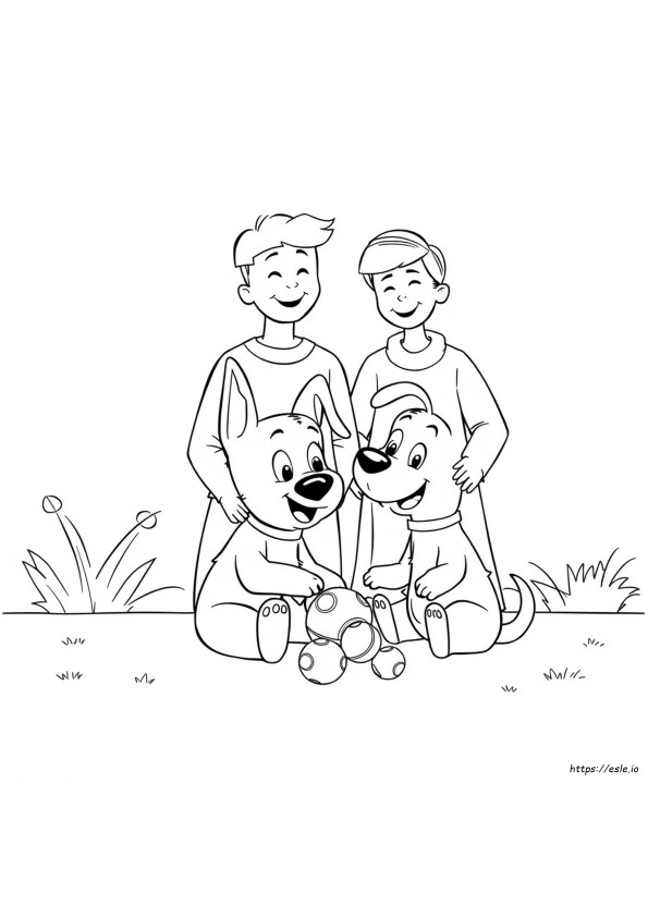 Bluey And Bingo Coloring Pages Printable