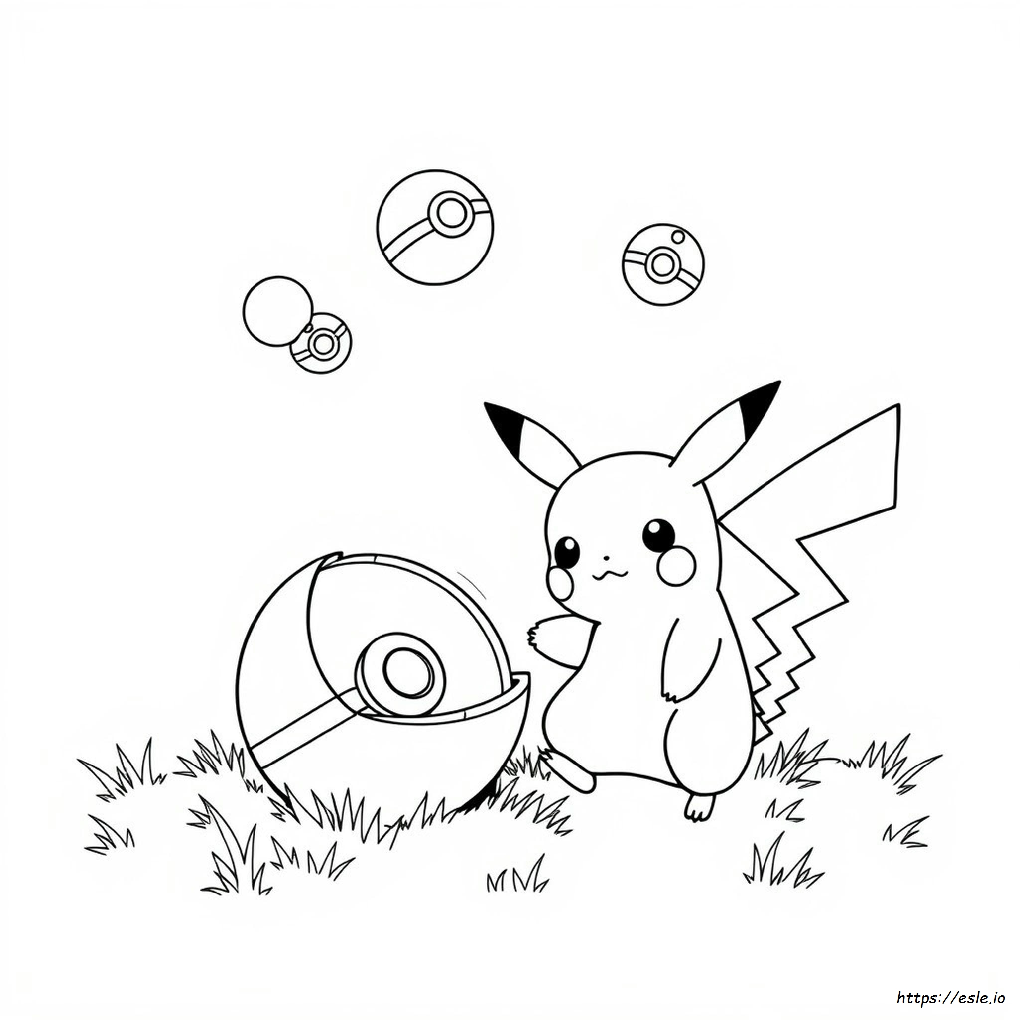 Kolorowanki Z Postaciami Pokemon