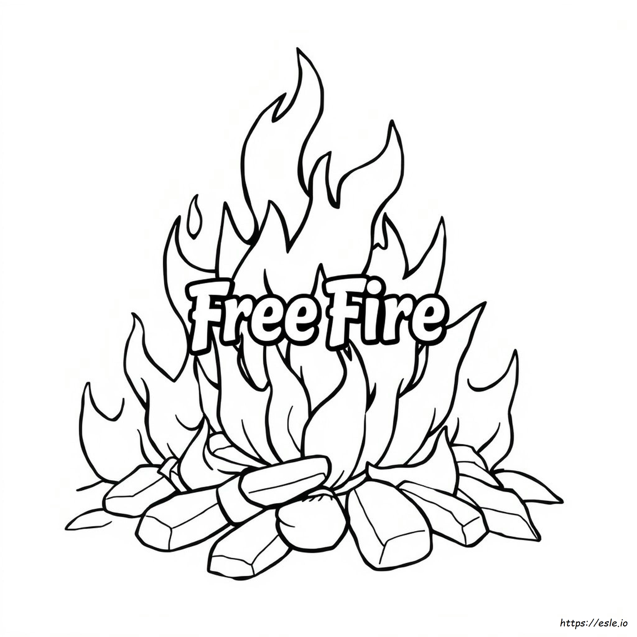 Coloring Pages Free Fire Drawing
