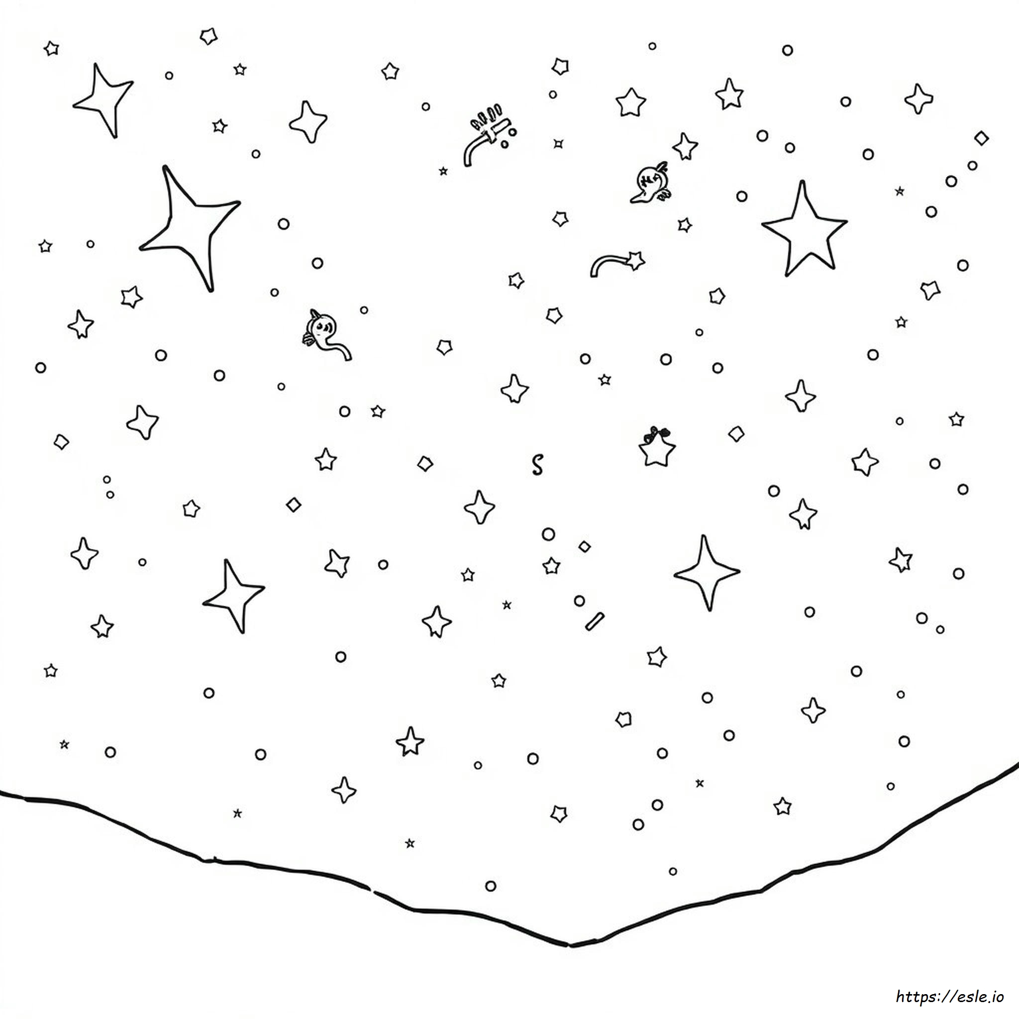 Star Constellation Coloring Pages