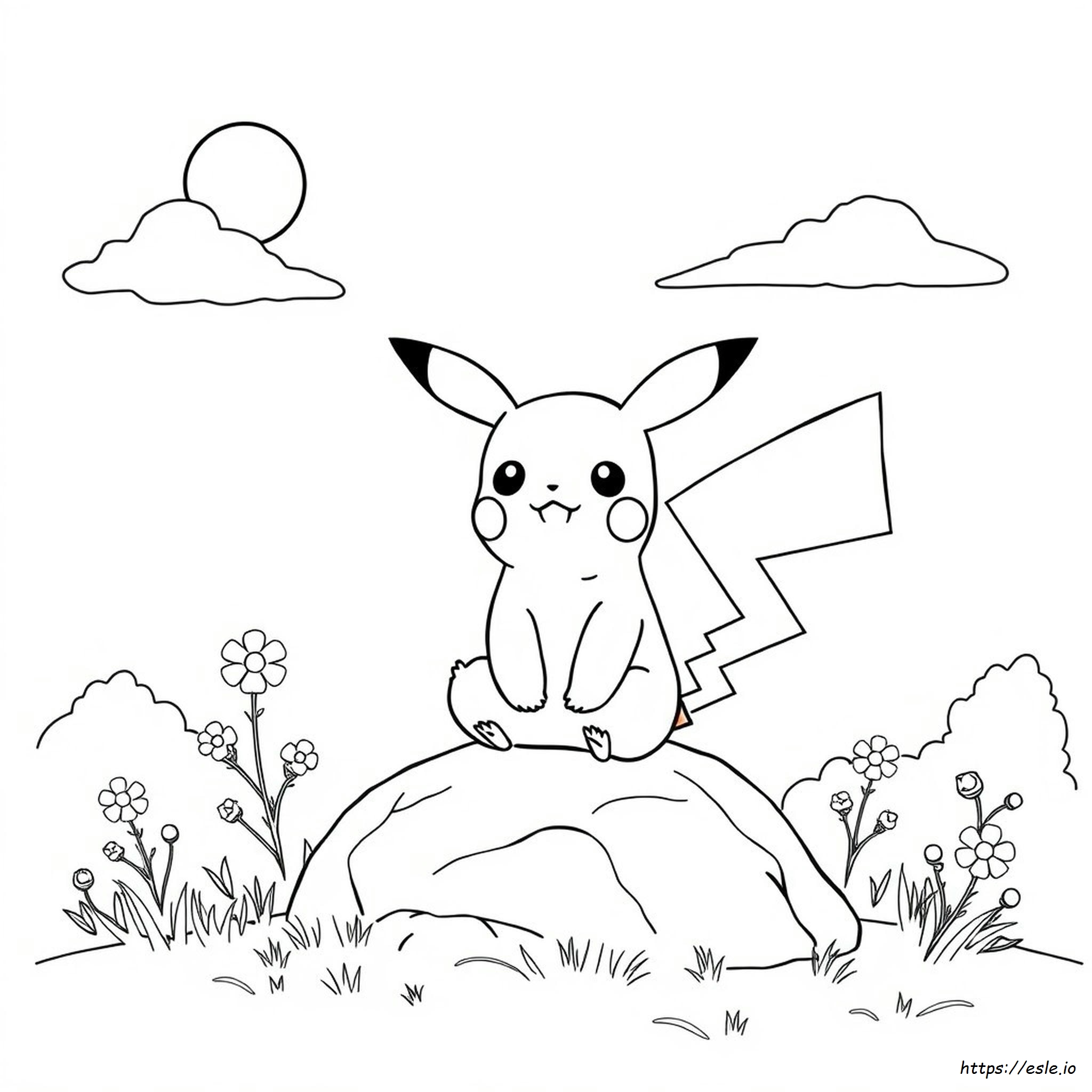 Pikachu Colouring Pictures
