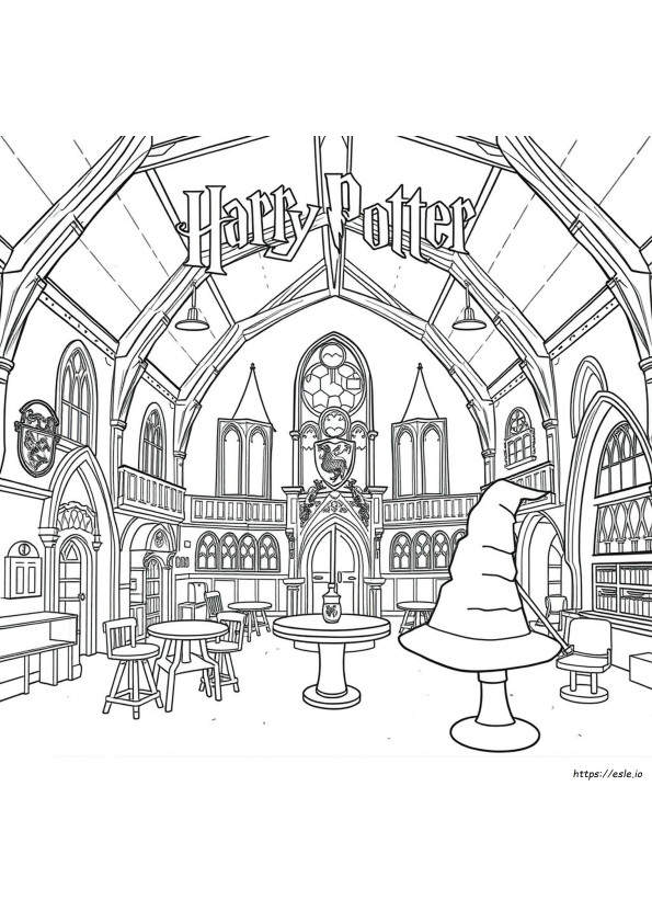 Harry Potter Da Colorare Facili