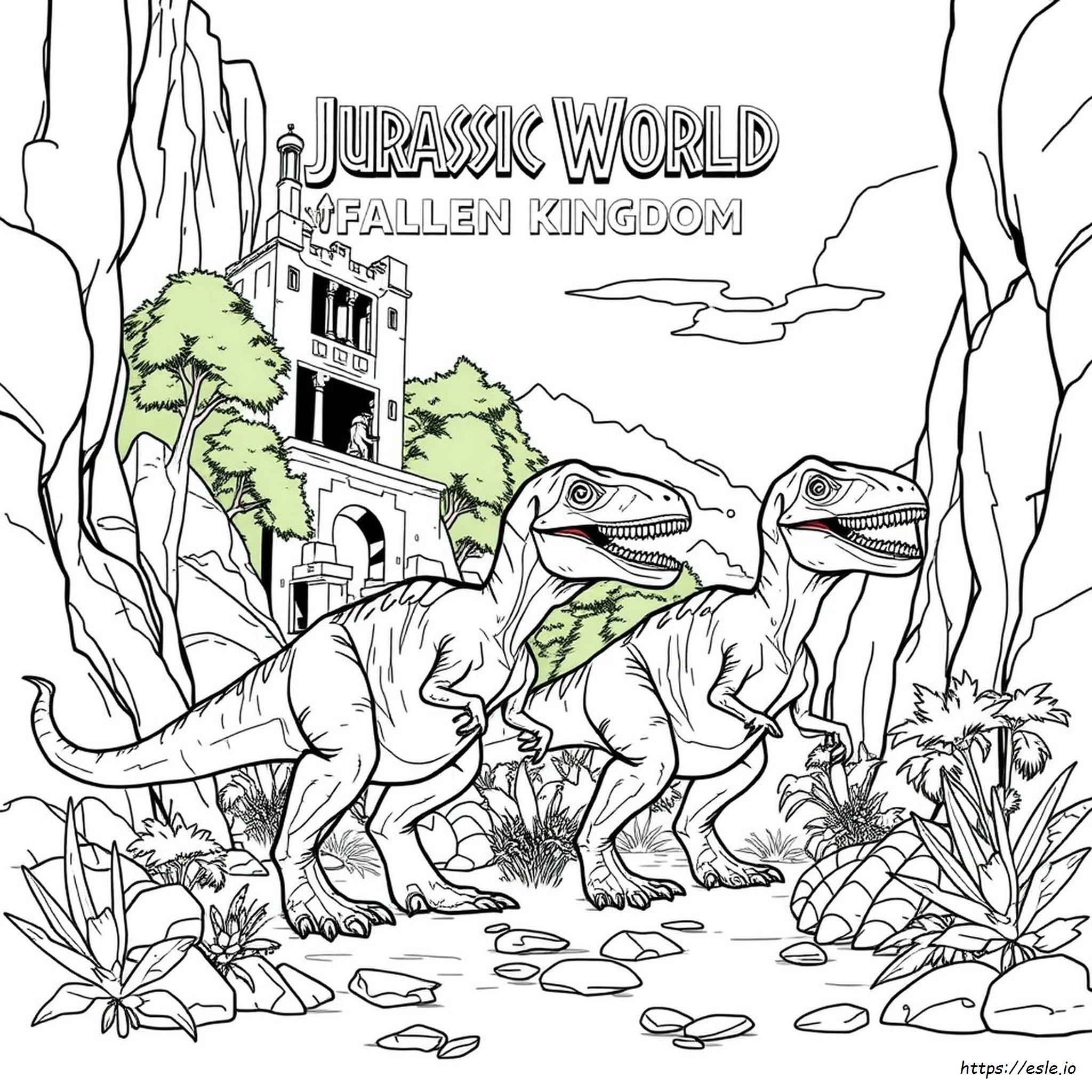 Jurassic World Fallen Kingdom Indoraptor Coloring Pages