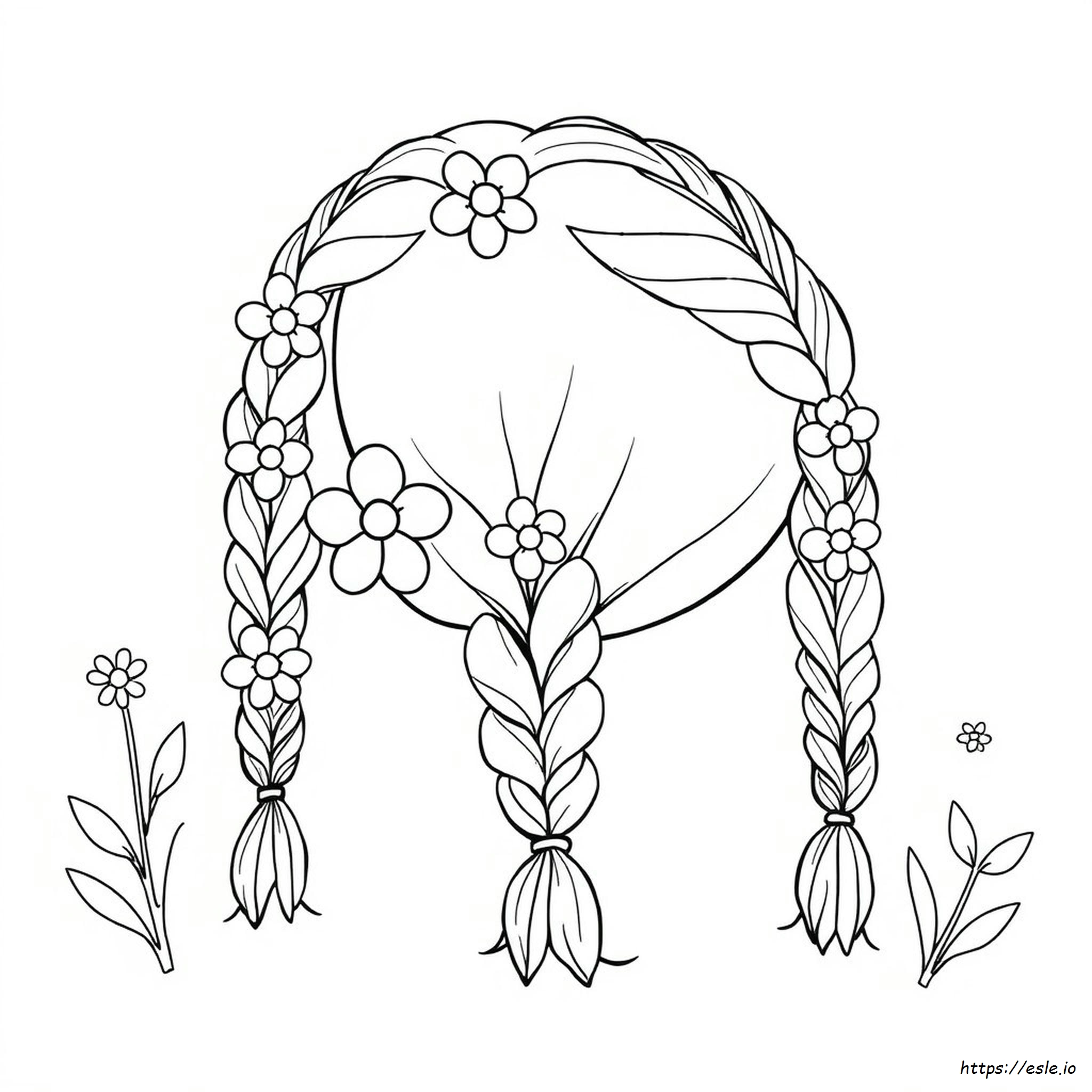 Coloriages Avec Des Coiffures À Imprimer