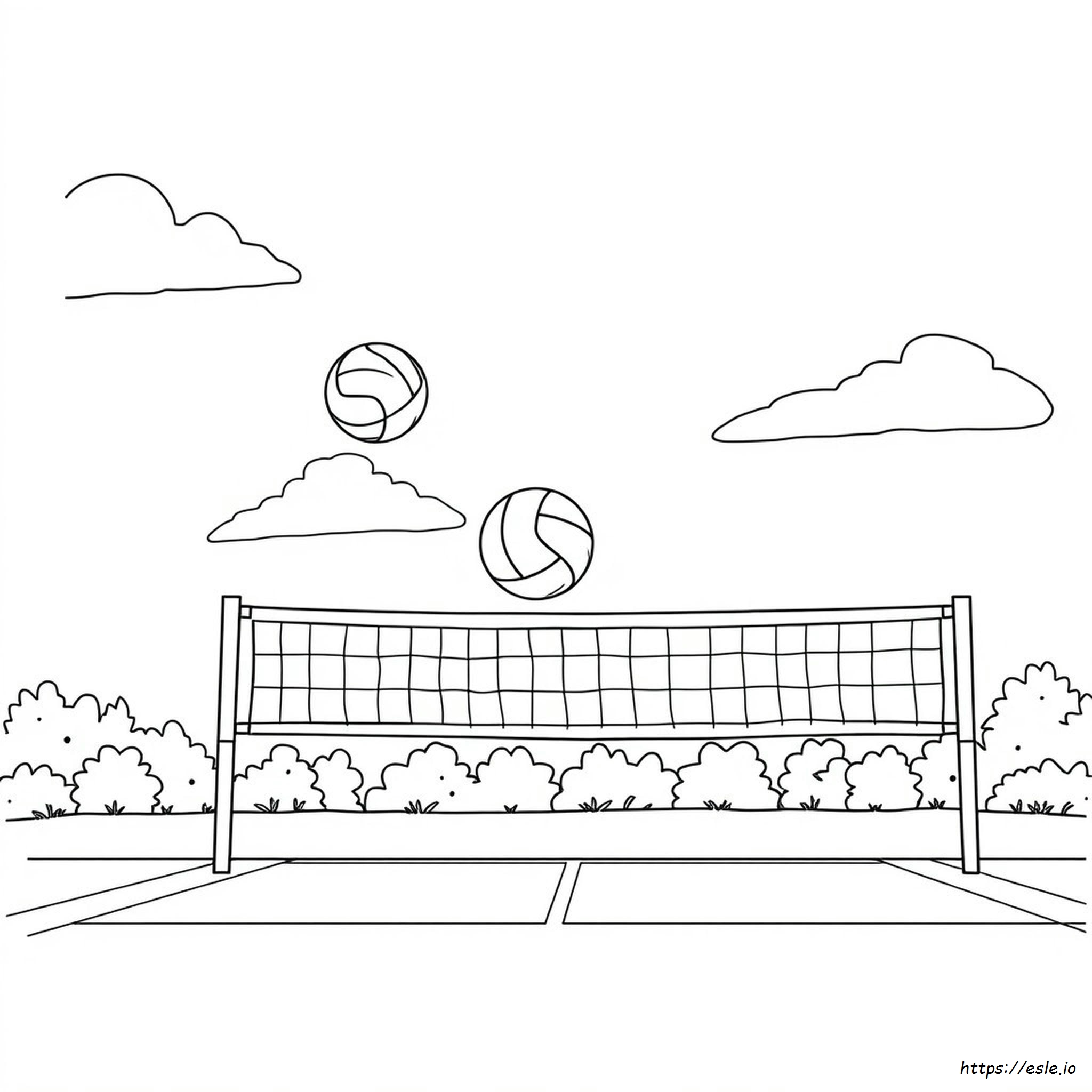 Volleyball Ausmalbilder