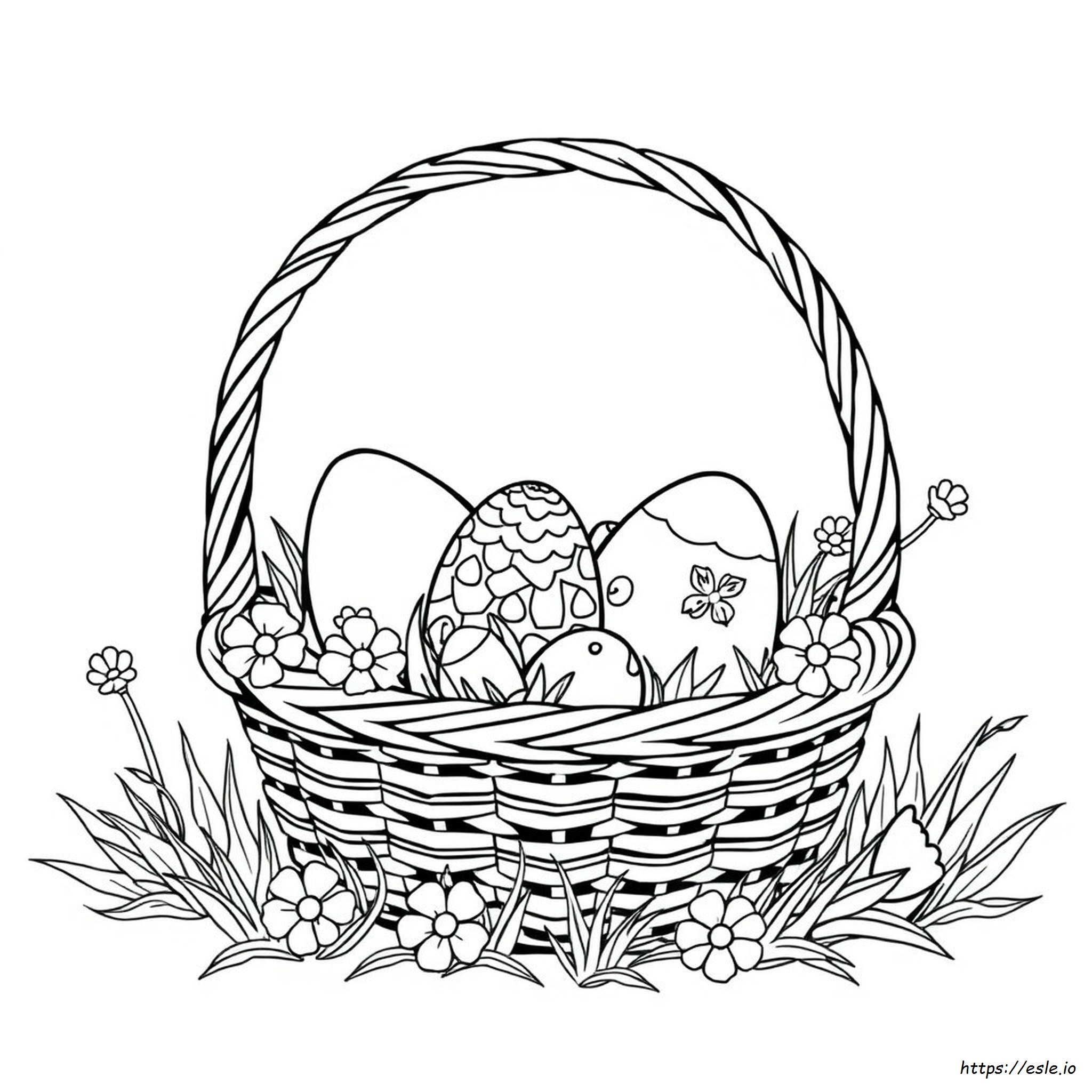 Disegni Da Colorare Di Uova Gratis