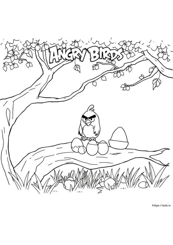 Angry Birds Red Ausmalbilder