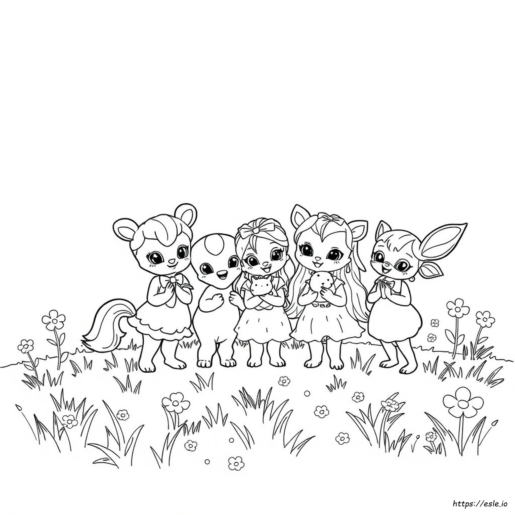 Enchantimals Coloring Pages Enchantimals Kolorowanki