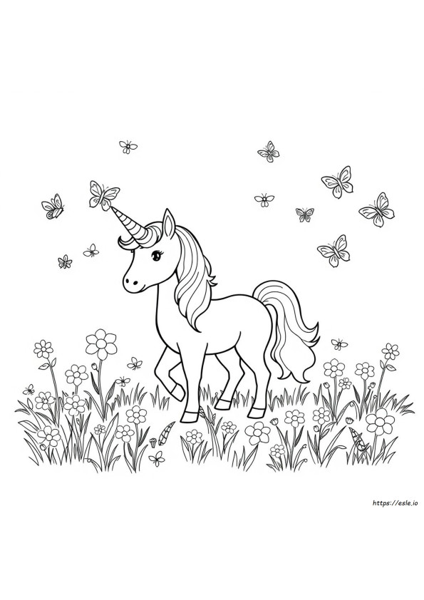 Kitticorn Coloring Page
