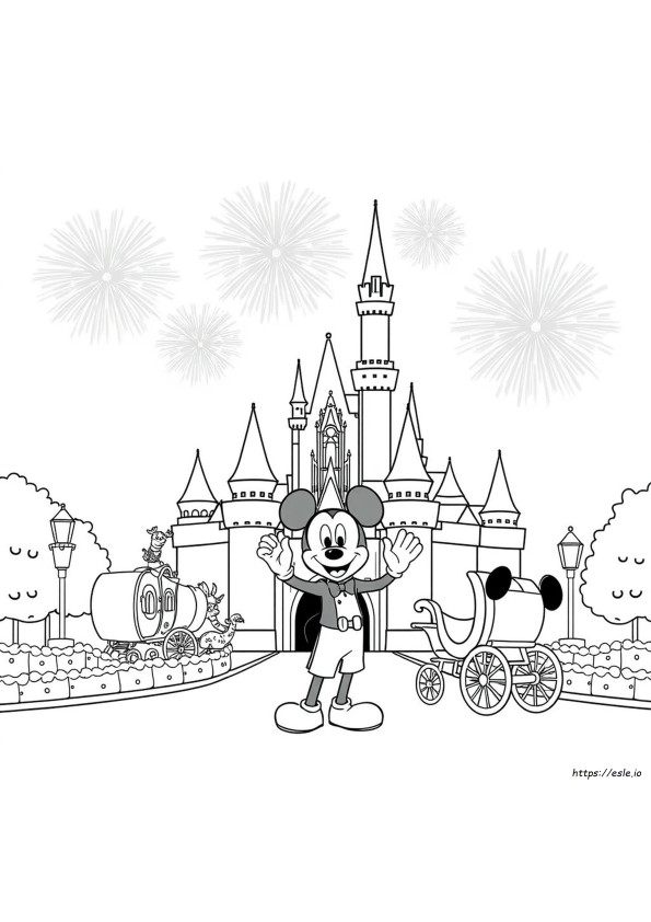 Walt Disney World Coloring Pages