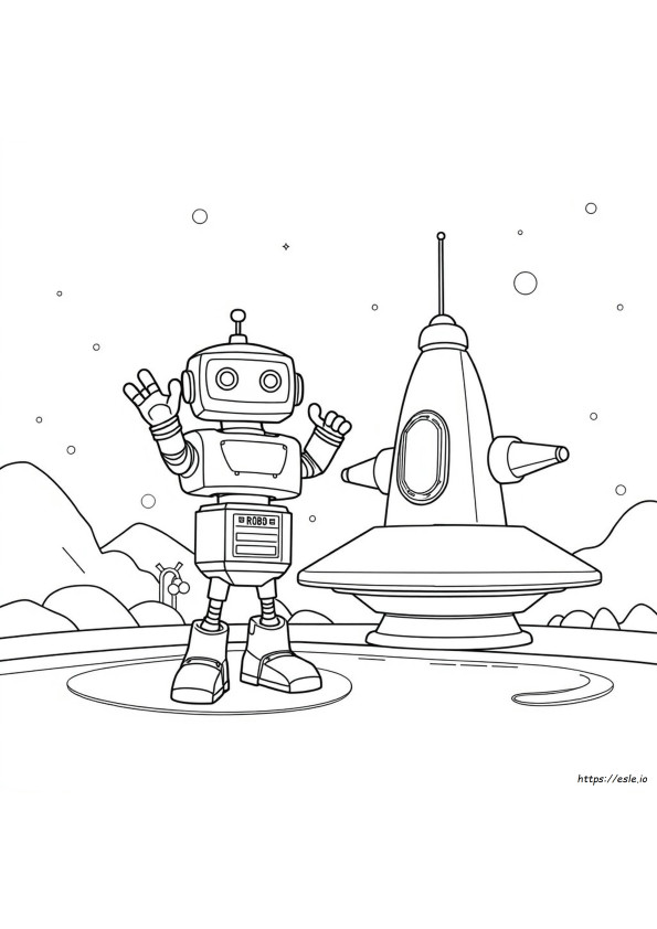 Robot Rob Boyama Sayfaları