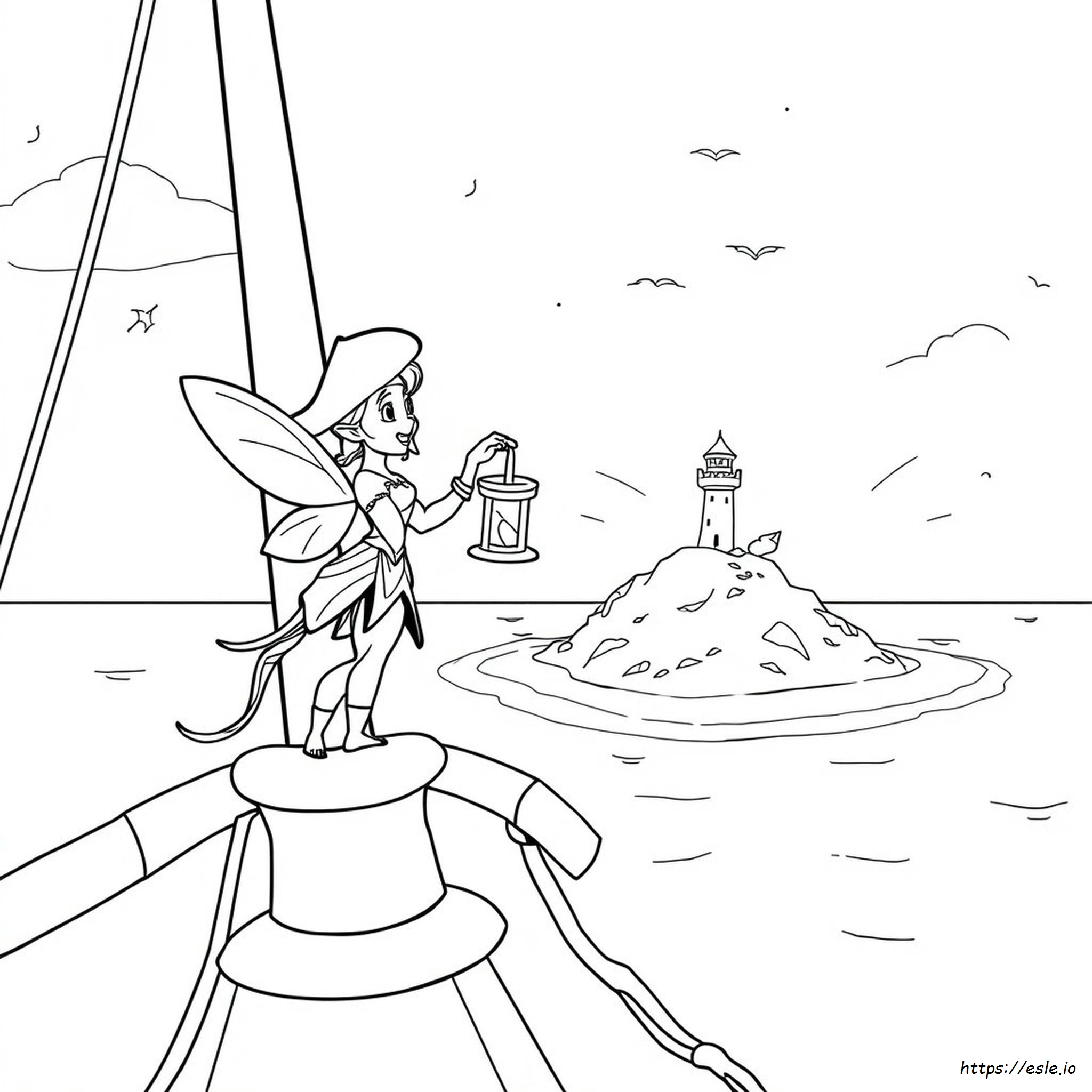 Disney Pirate Fairy Coloring Pages