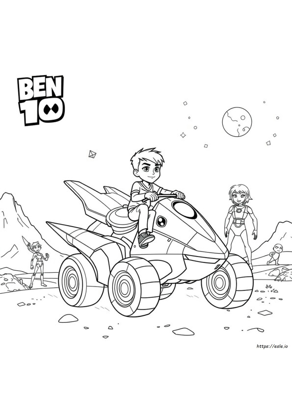 Ben 10 Coloring Sheets