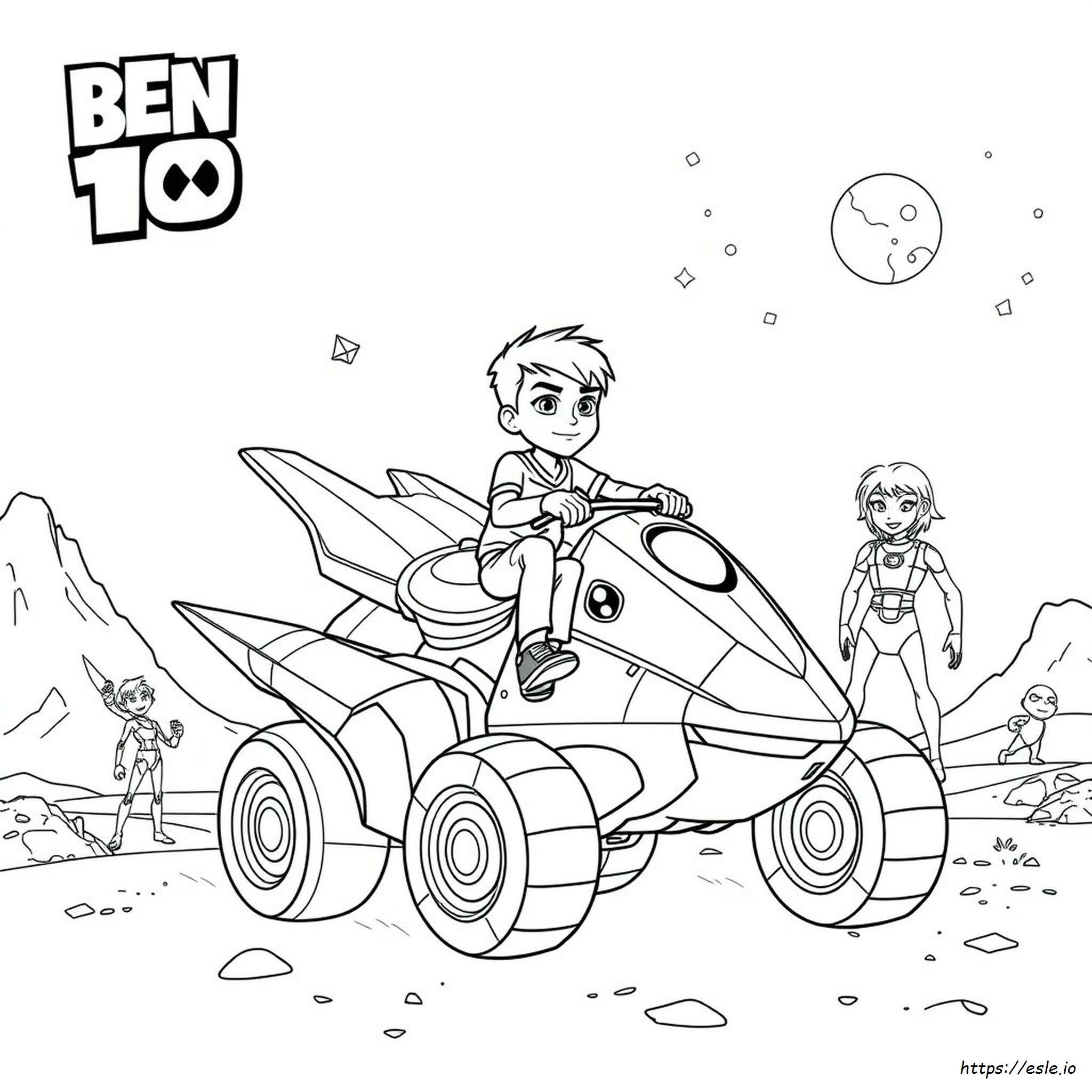 Hojas Para Colorear De Ben 10