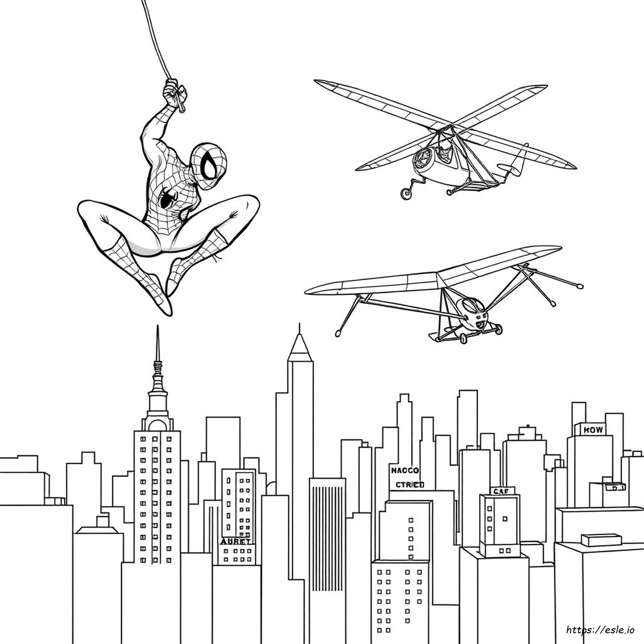 Spiderman Green Goblin Coloring Pages