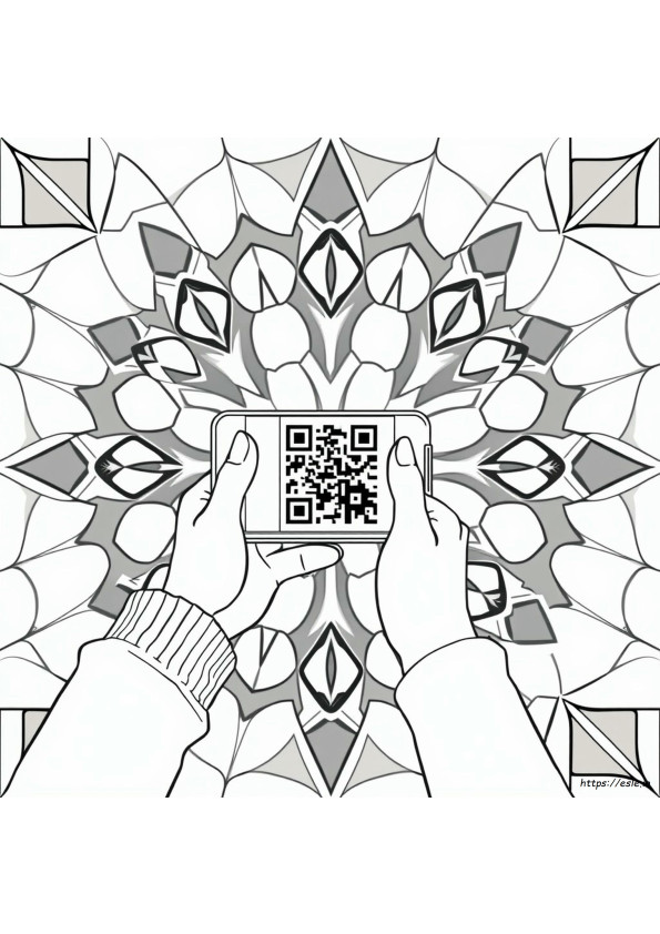 ぬりえQRコード