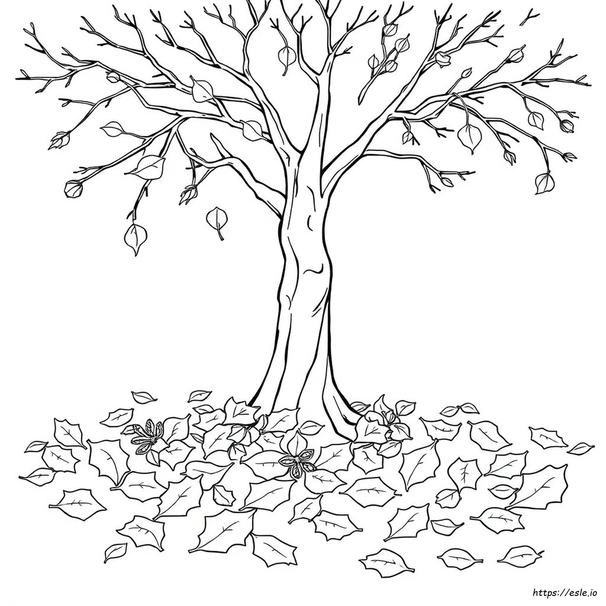 Fall Leaves Coloring Pages For Adults