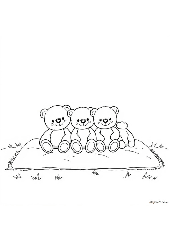 Printable Stuffed Animal Coloring Pages