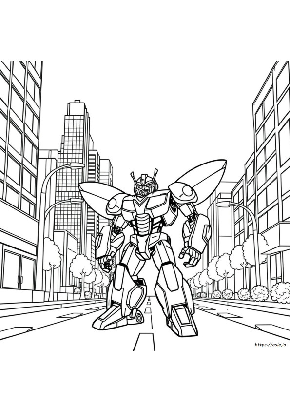 Bumblebee Transformer Boyama