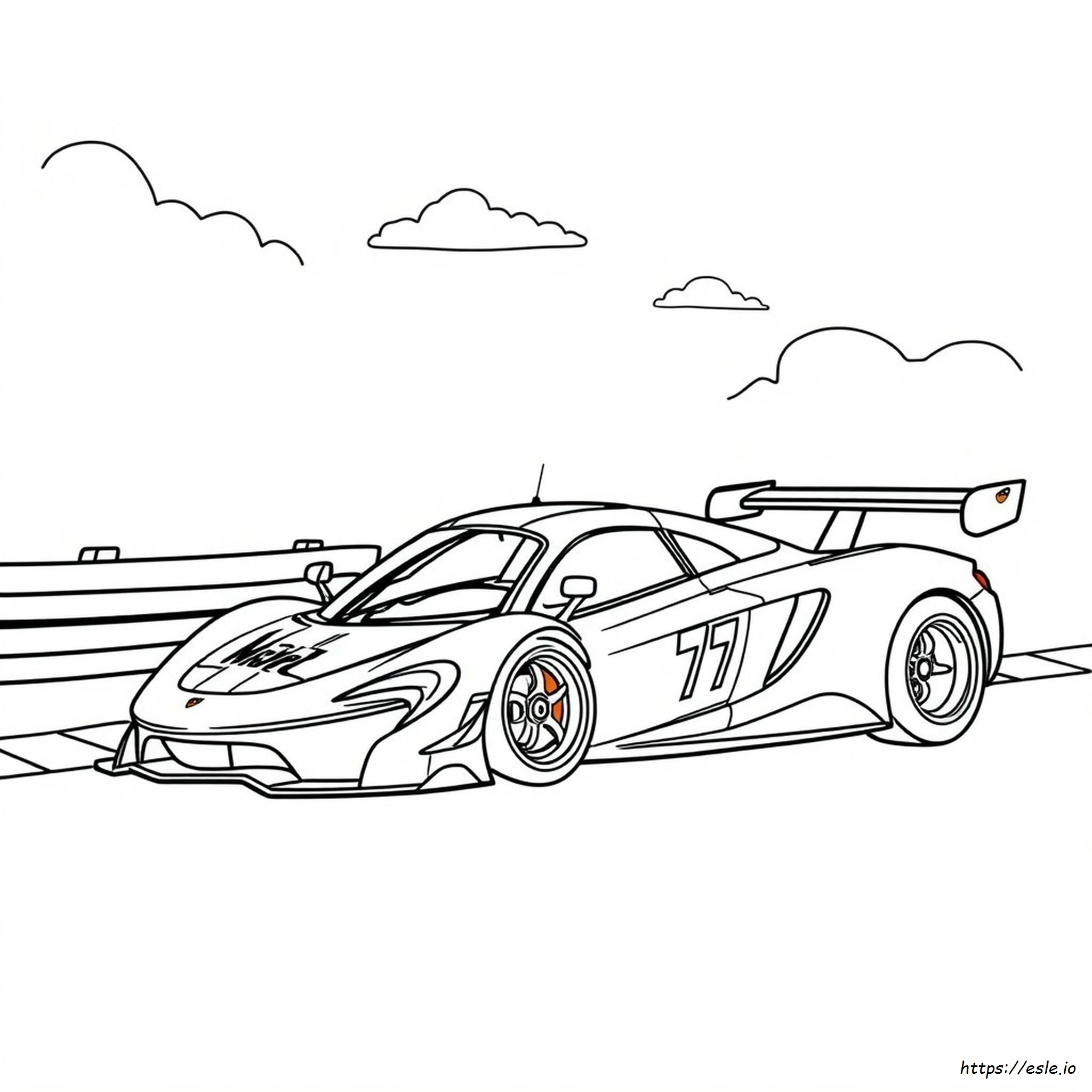 Printable Mclaren Coloring Page