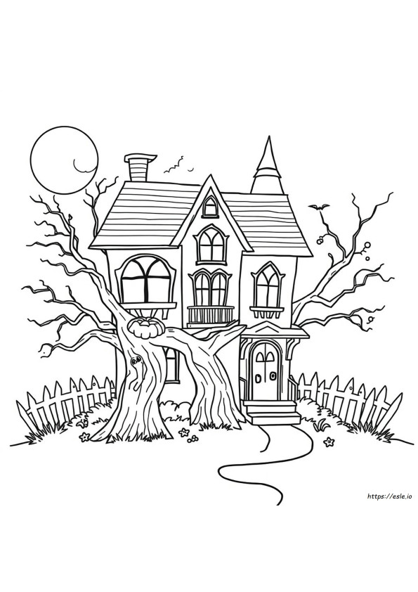 大人のための不気味なハロウィン塗り絵