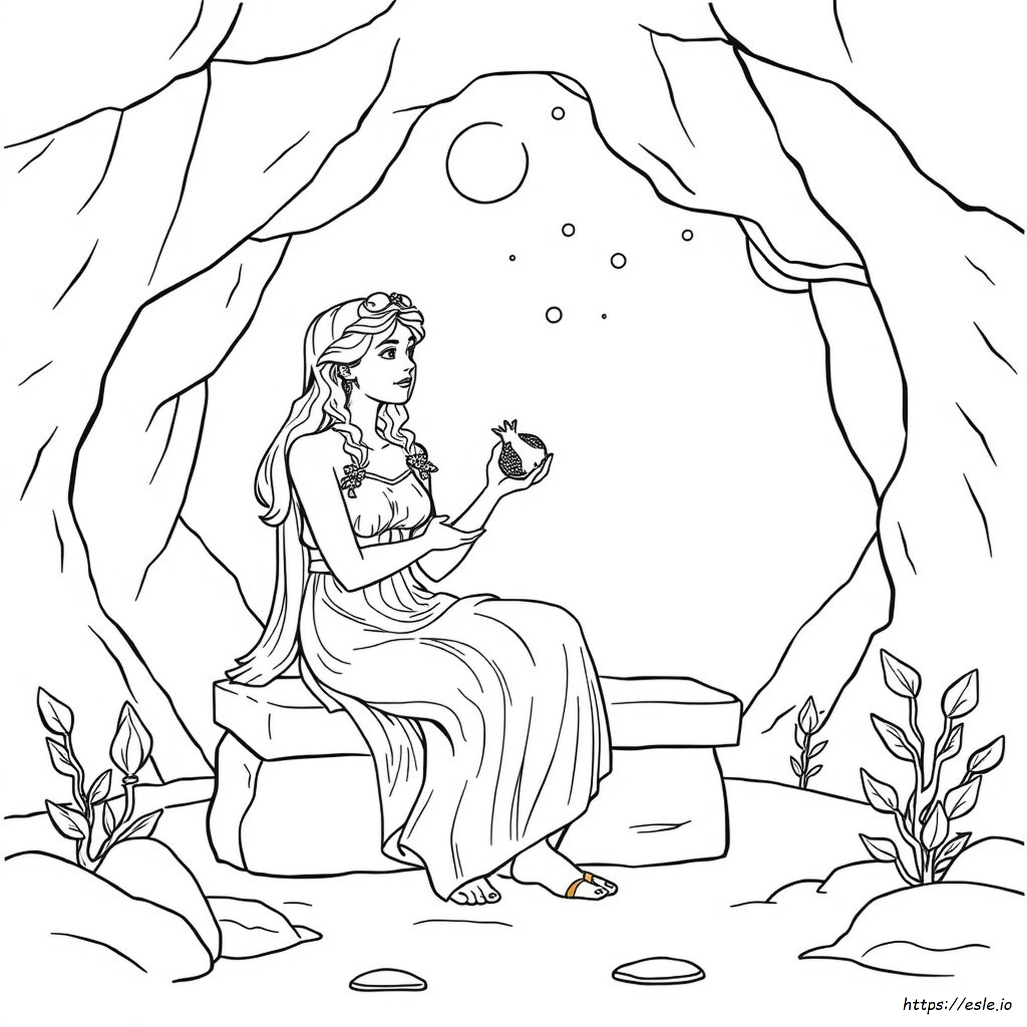 Persephone Coloring Pages
