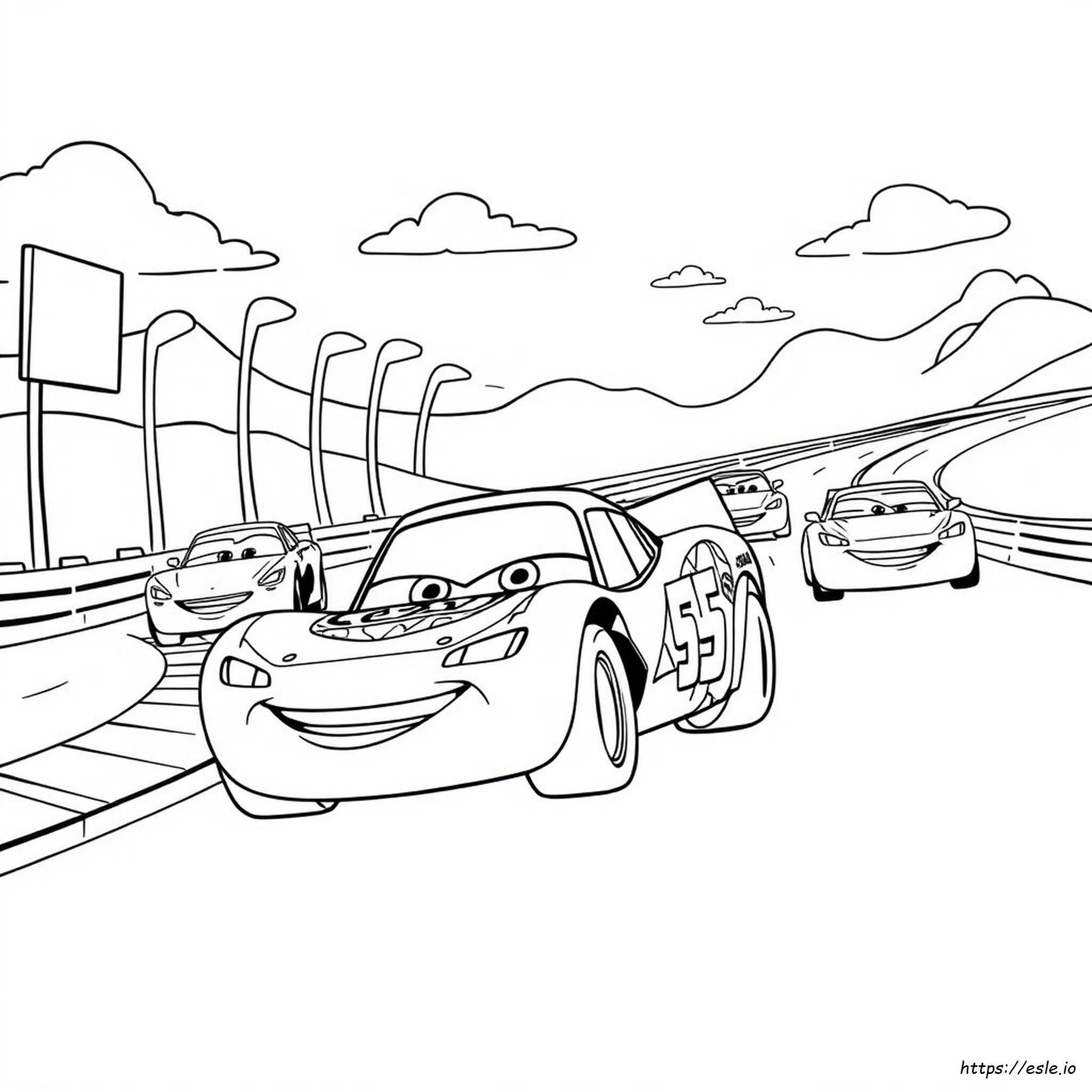 Dibujos Para Colorear De Rayo Mcqueen
