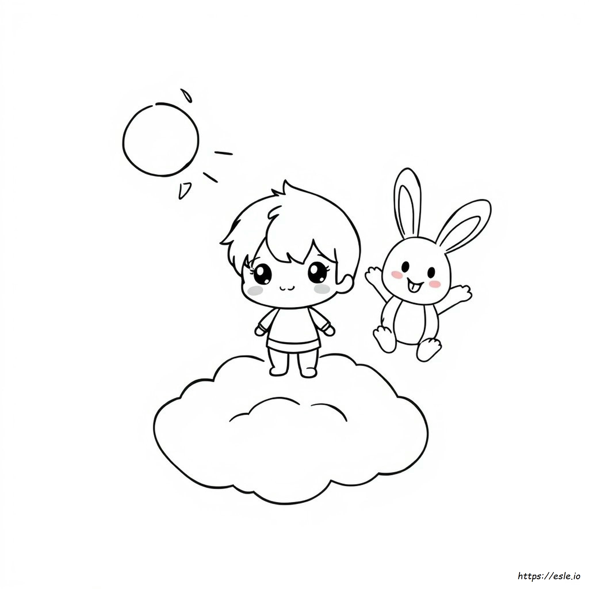 Gambar Mewarnai Chibi Untuk Dicetak