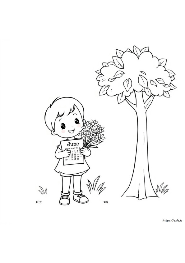 Coloriages Pour Le Mois De Juin
